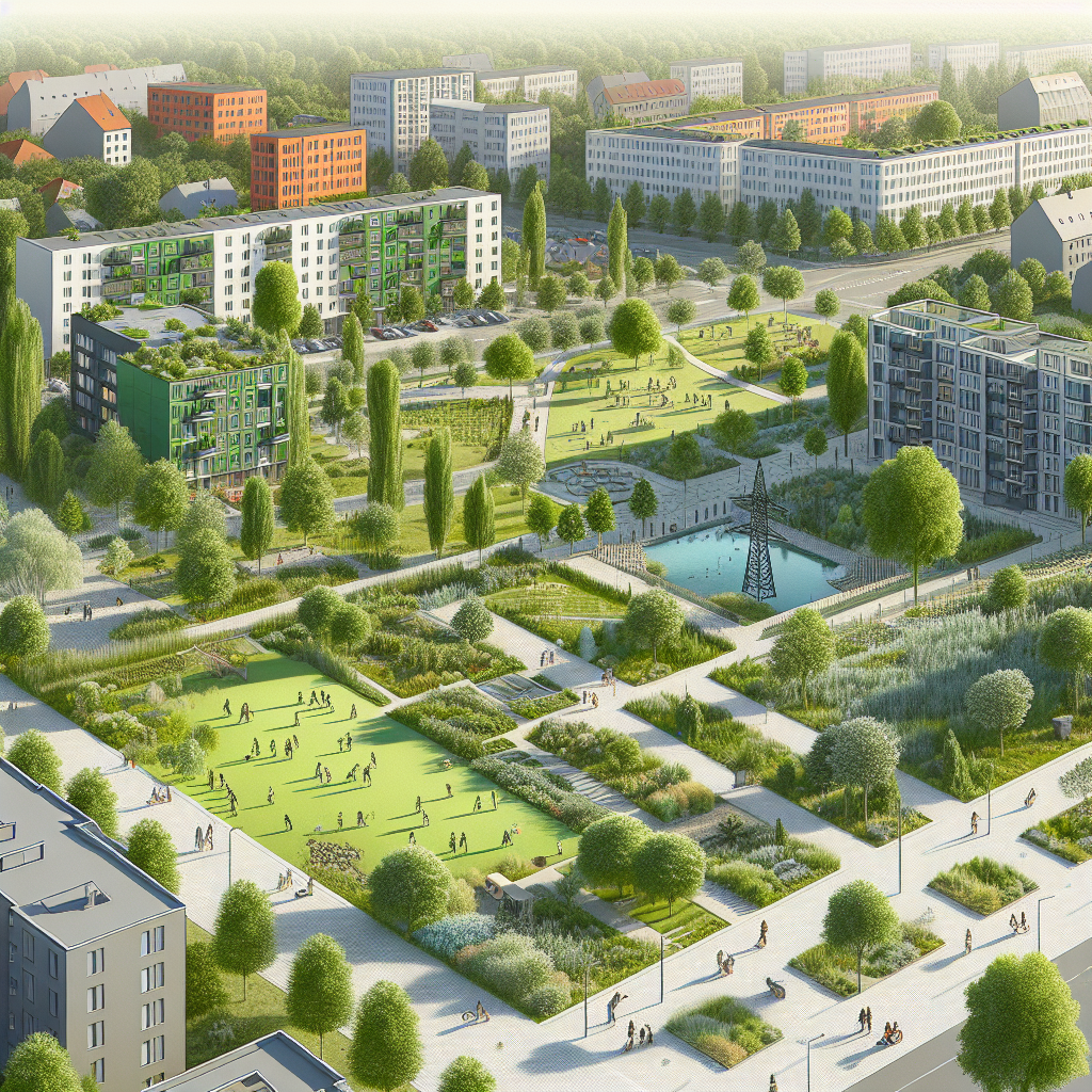 Einfluss von Grünflächennähe auf Bodenrichtwert in Malchow, Berlin